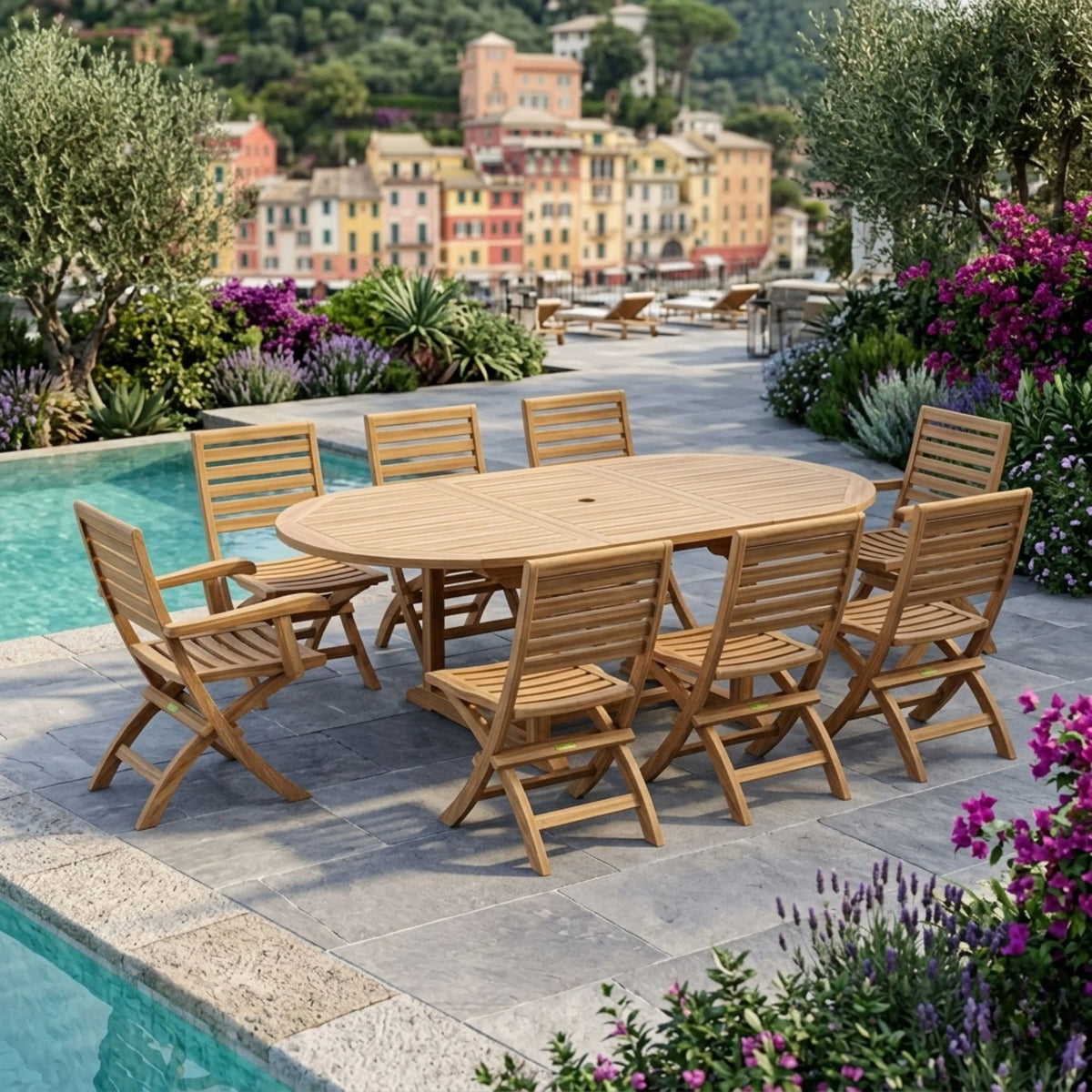 Anderson Teak Bahama Andrew 9-Piece Dining Set – view 4