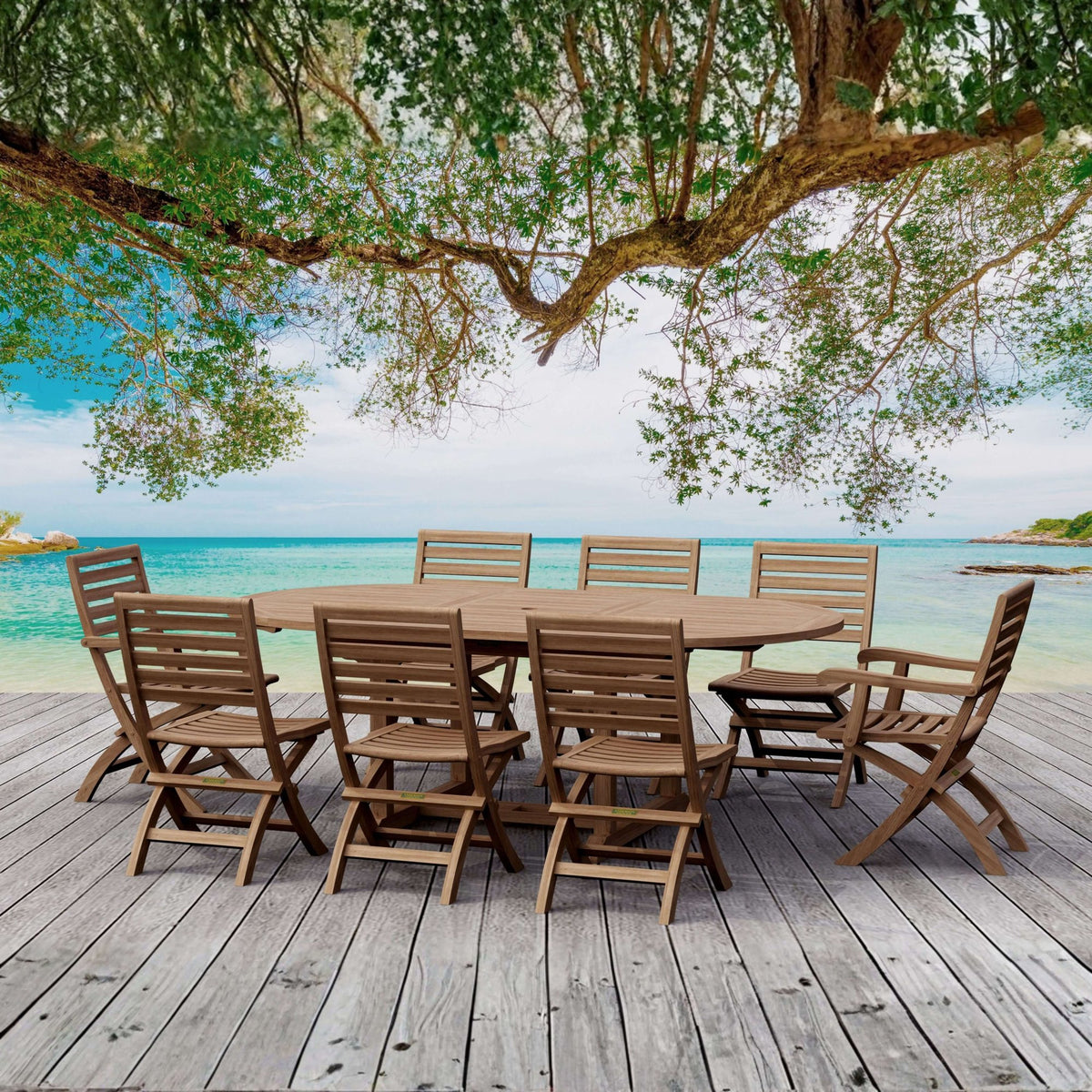 Anderson Teak Bahama Andrew 9-Piece Dining Set – view 5