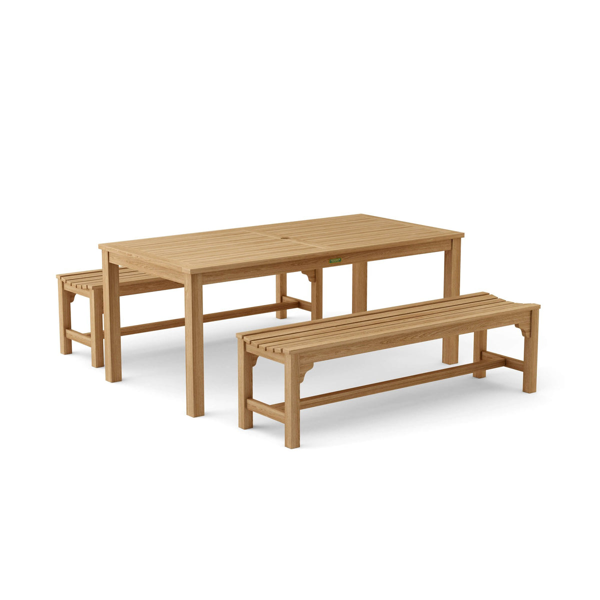 Anderson Teak Bahama Hampton 3-Piece Dining Set – view 2