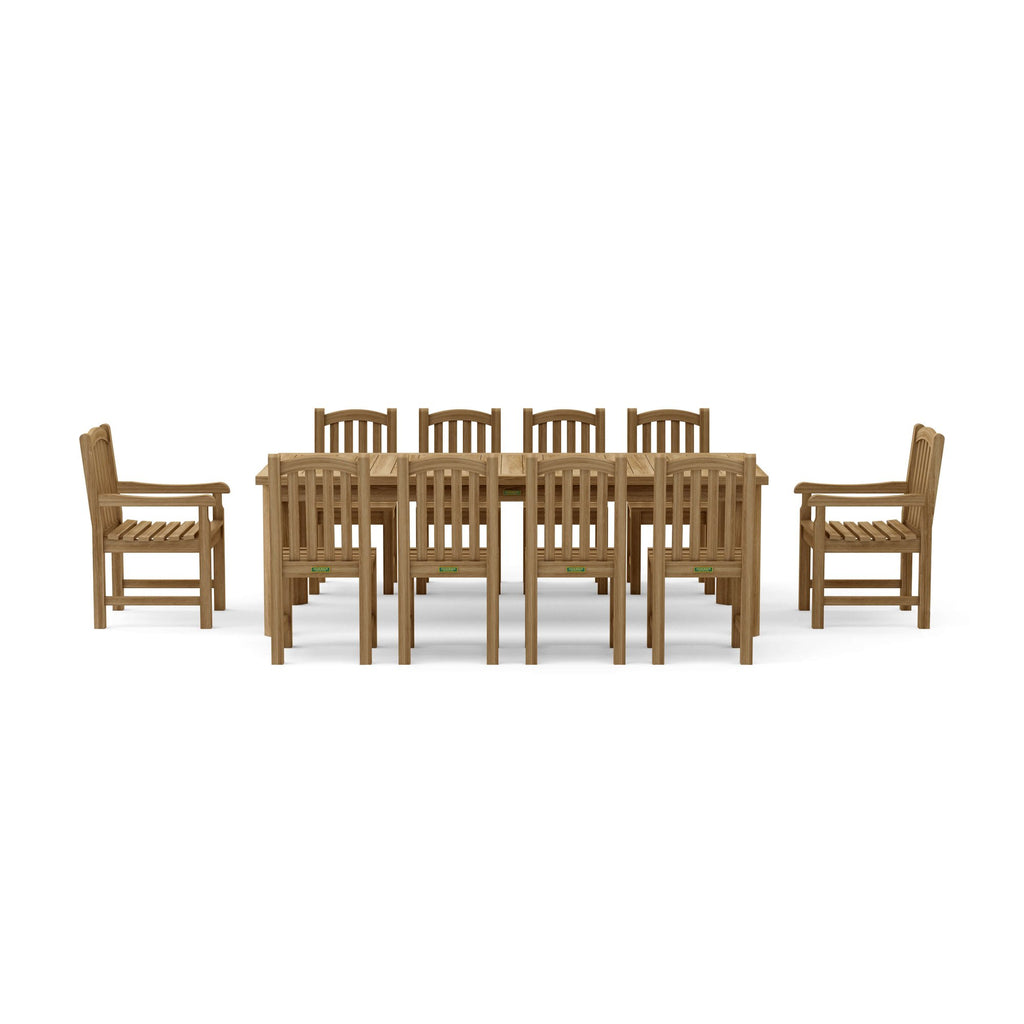Anderson Teak Chelsea 11-Piece Rectangular Dining Table Set – view 2