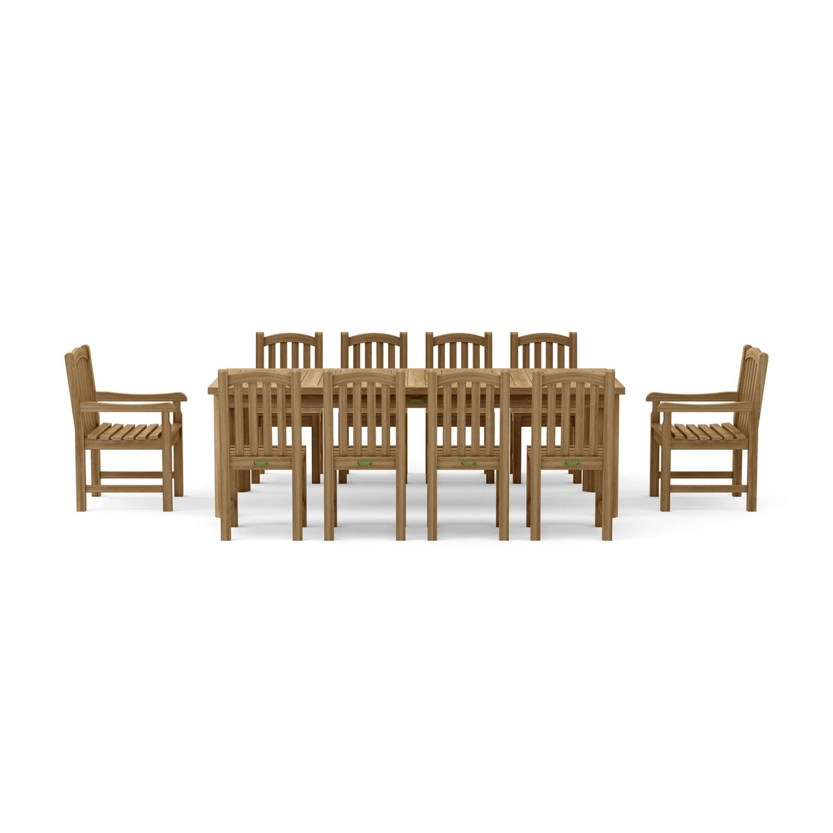 Anderson Teak Chelsea 11-Piece Rectangular Dining Table Set – view 2