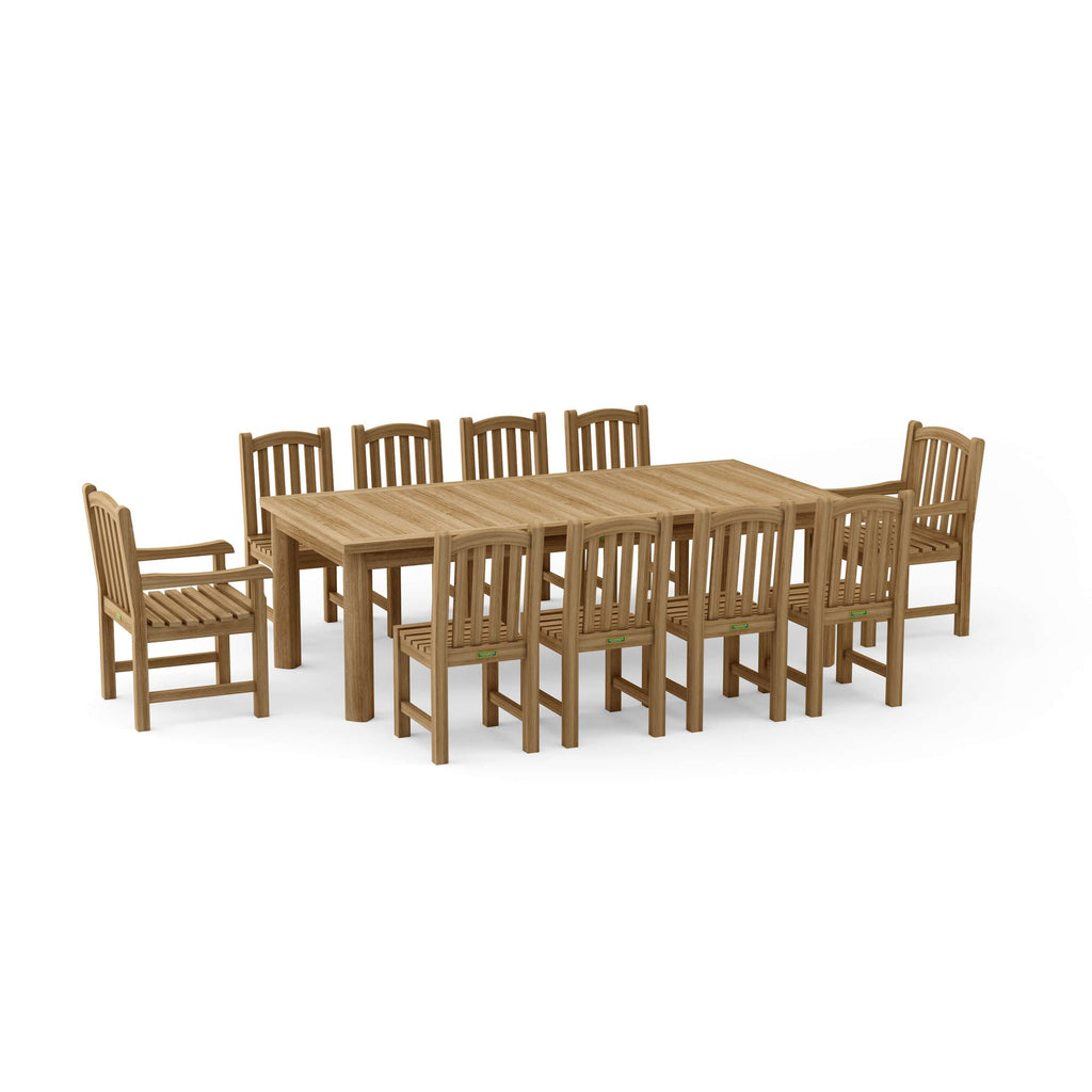 Anderson Teak Chelsea 11-Piece Rectangular Dining Table Set – view 3
