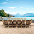 Anderson Teak Valencia Classic 15-Piece Dining Set