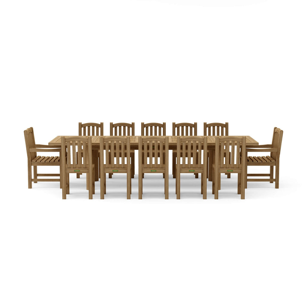 Anderson Teak Chelsea 13-Piece Rectangular Double Extension Table Set – view 2