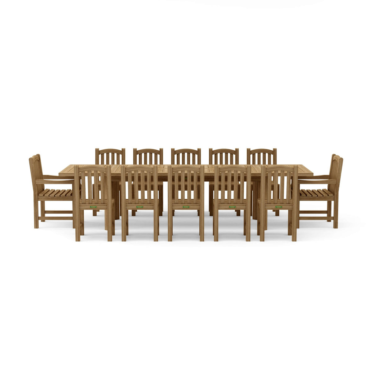 Anderson Teak Chelsea 13-Piece Rectangular Double Extension Table Set – view 2
