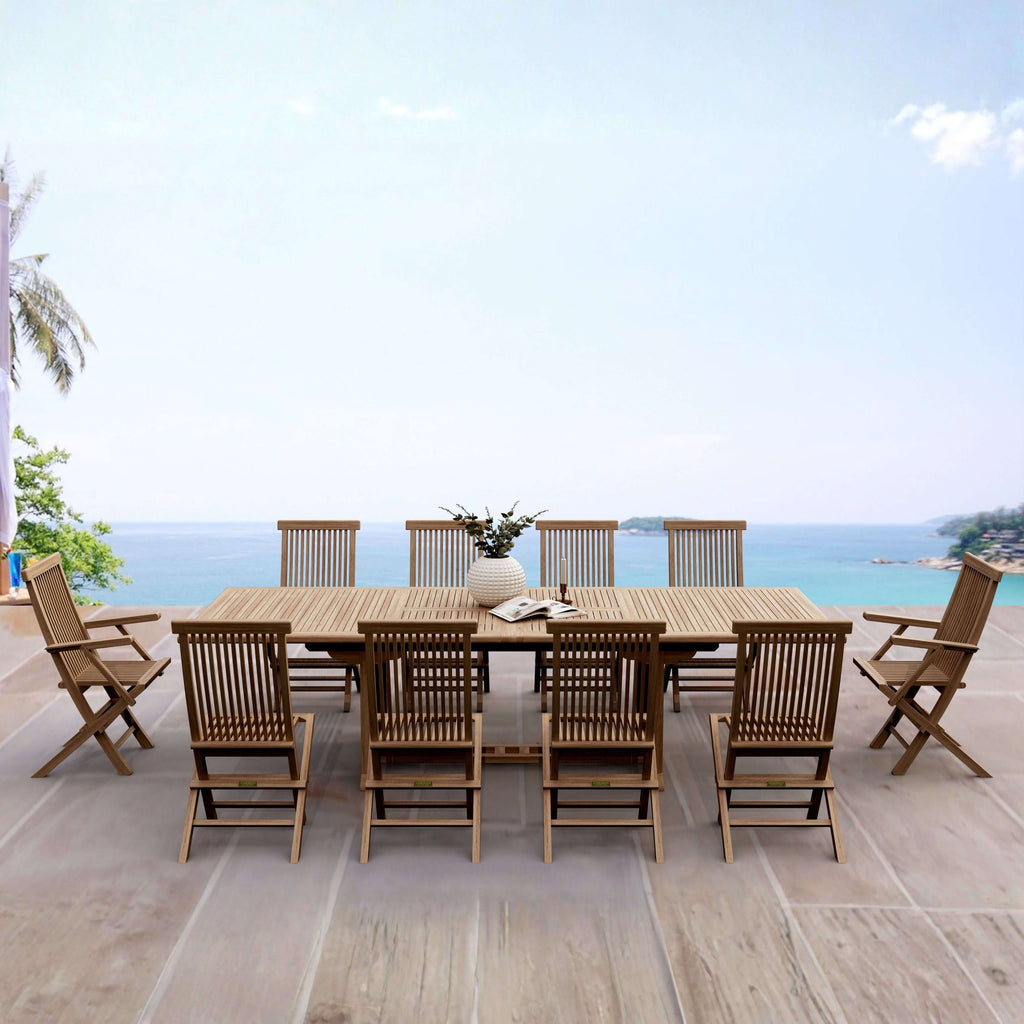 Anderson Teak Valencia Classic 11-Piece Dining Set – view 6