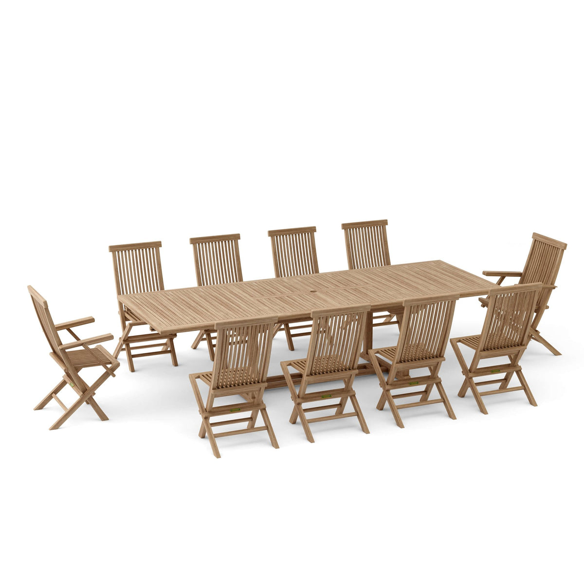 Anderson Teak Valencia Classic 11-Piece Dining Set – view 8