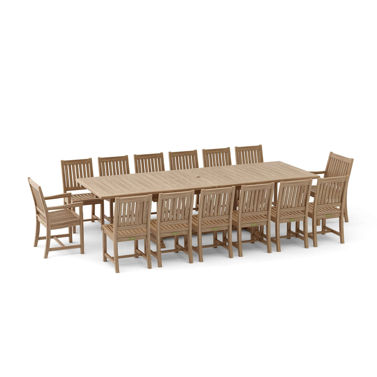 Anderson Teak Valencia Rialto 15-Piece Dining Set – view 5