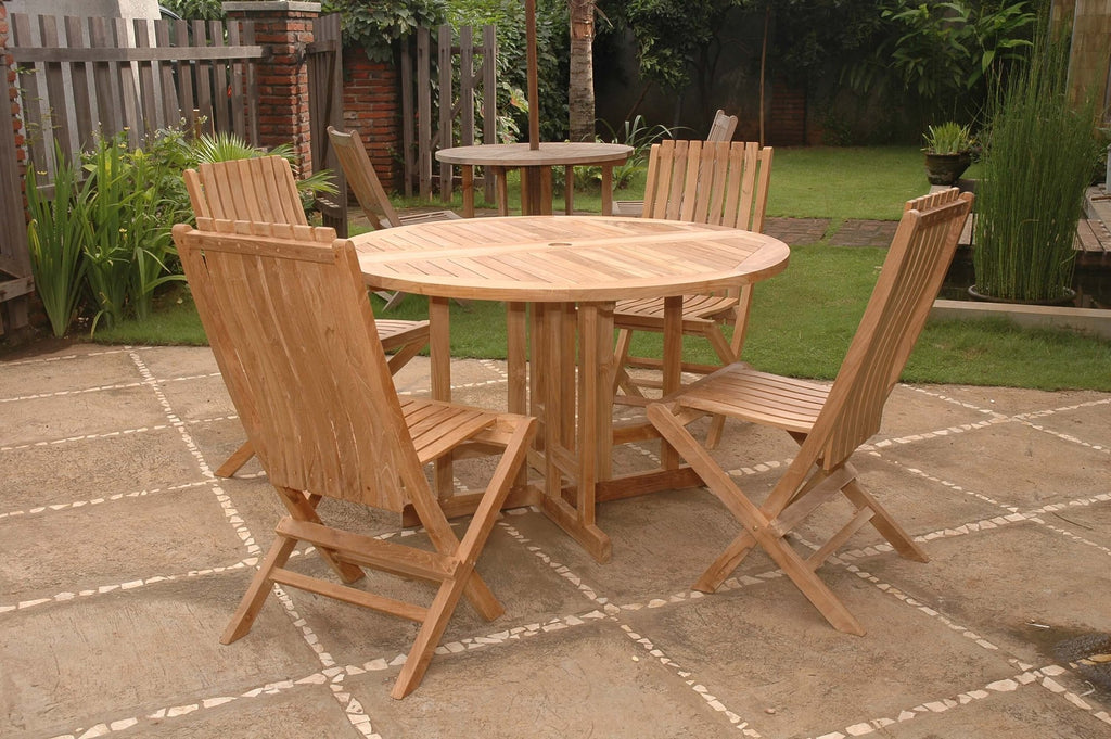 Anderson Teak Butterfly Comfort 5-Piece Dining Set – view 6
