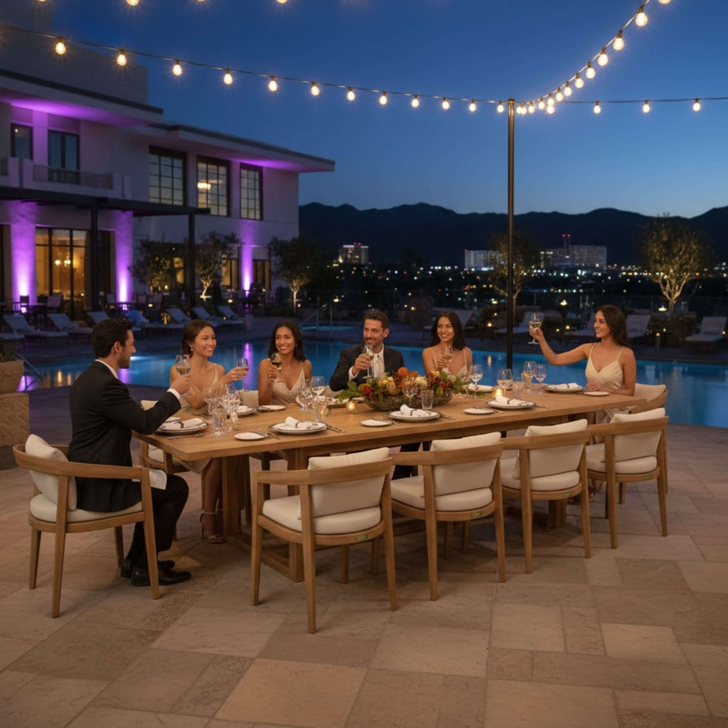Anderson Teak Toscana 11-Piece Dining Set (SET-368) – view 9