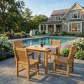 Anderson Teak Bahama Sahara 5-Piece Bistro Set