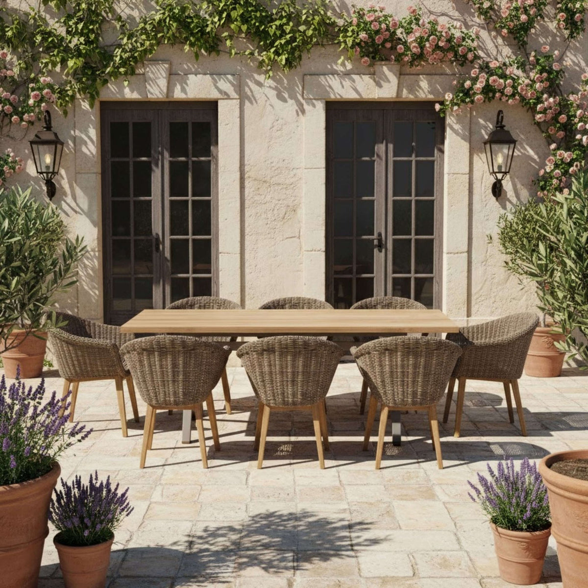 Anderson Teak Alura Padua 9-Piece Dining Set (SET-39B)