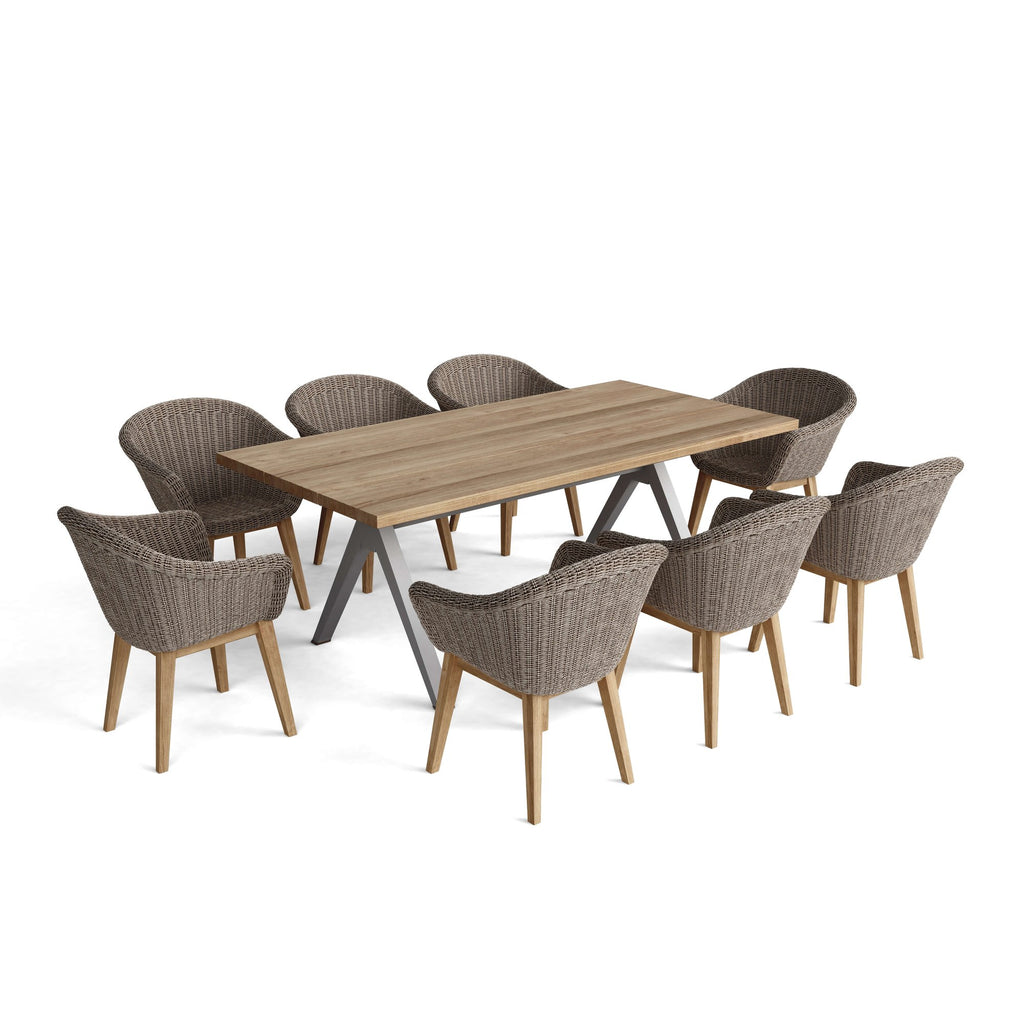 Anderson Teak Alura Padua 9-Piece Dining Set (SET-39B) – view 4