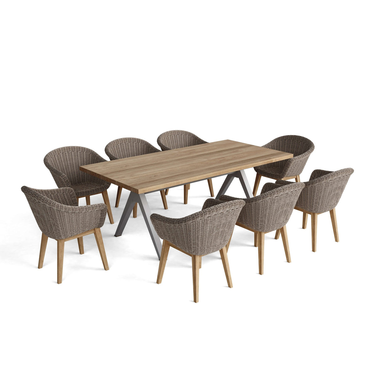 Anderson Teak Alura Padua 9-Piece Dining Set (SET-39B) – view 4