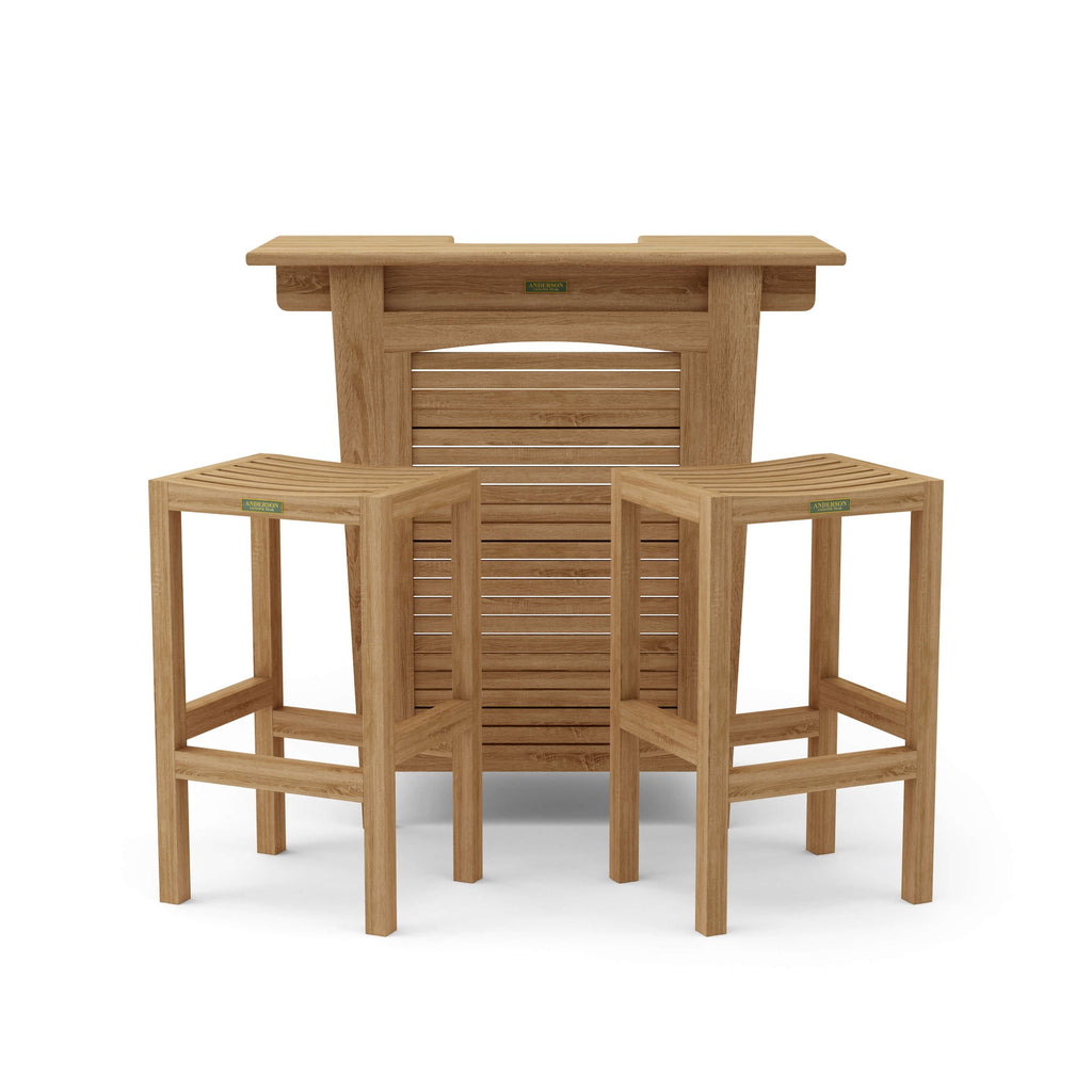 Anderson Teak Montego 3-Piece Bar Set – view 7