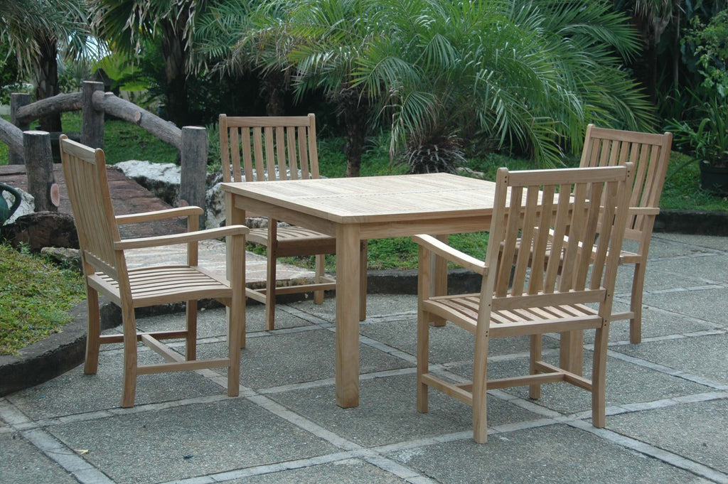 Anderson Teak Windsor Wilshire 5-Piece Dining Set – view 10
