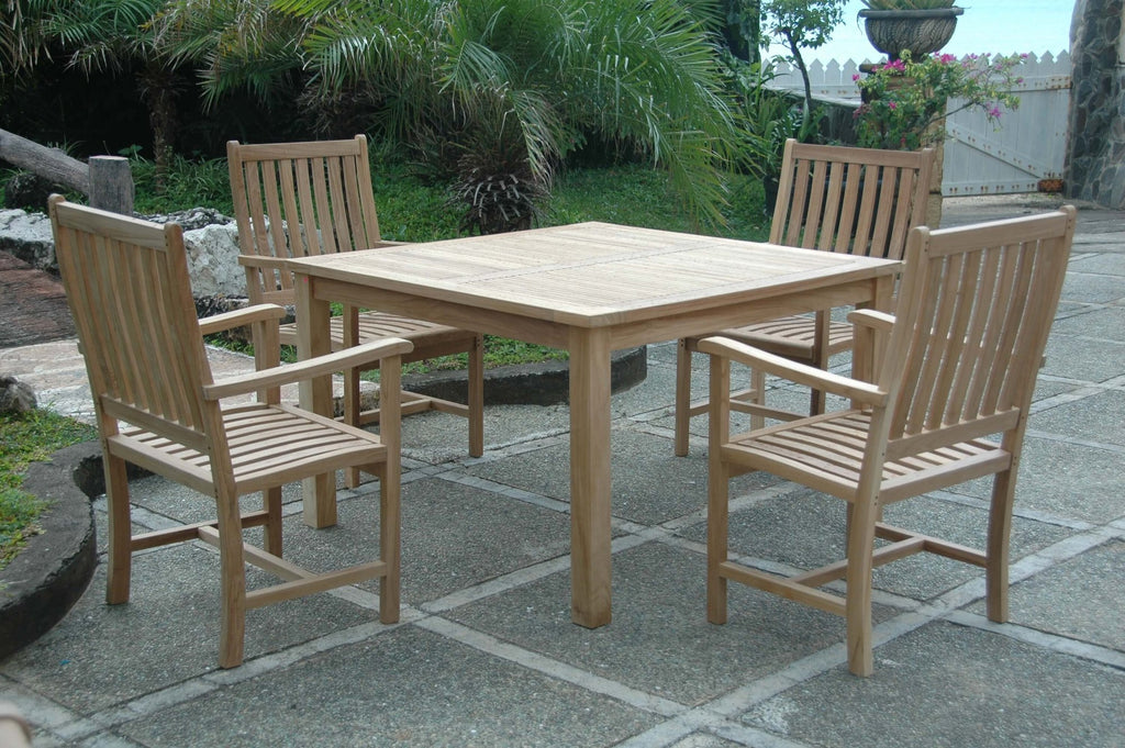 Anderson Teak Windsor Wilshire 5-Piece Dining Set – view 11