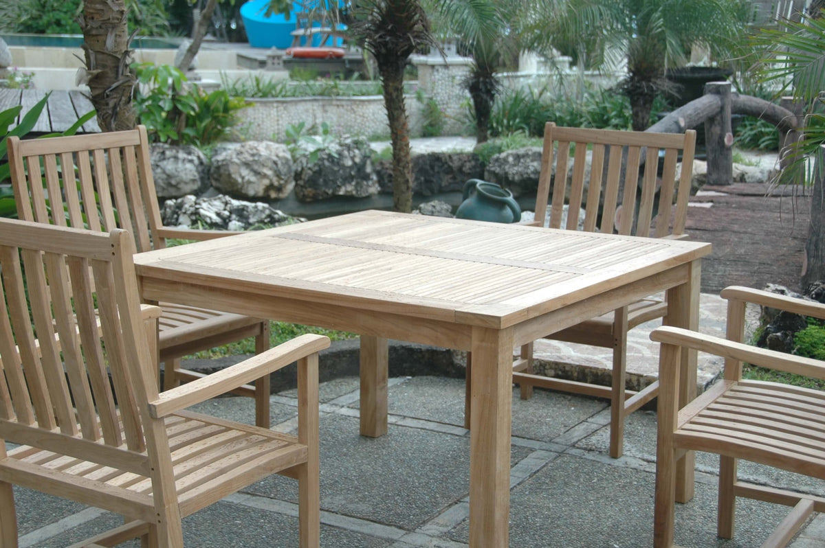 Anderson Teak Windsor Wilshire 5-Piece Dining Set – view 12