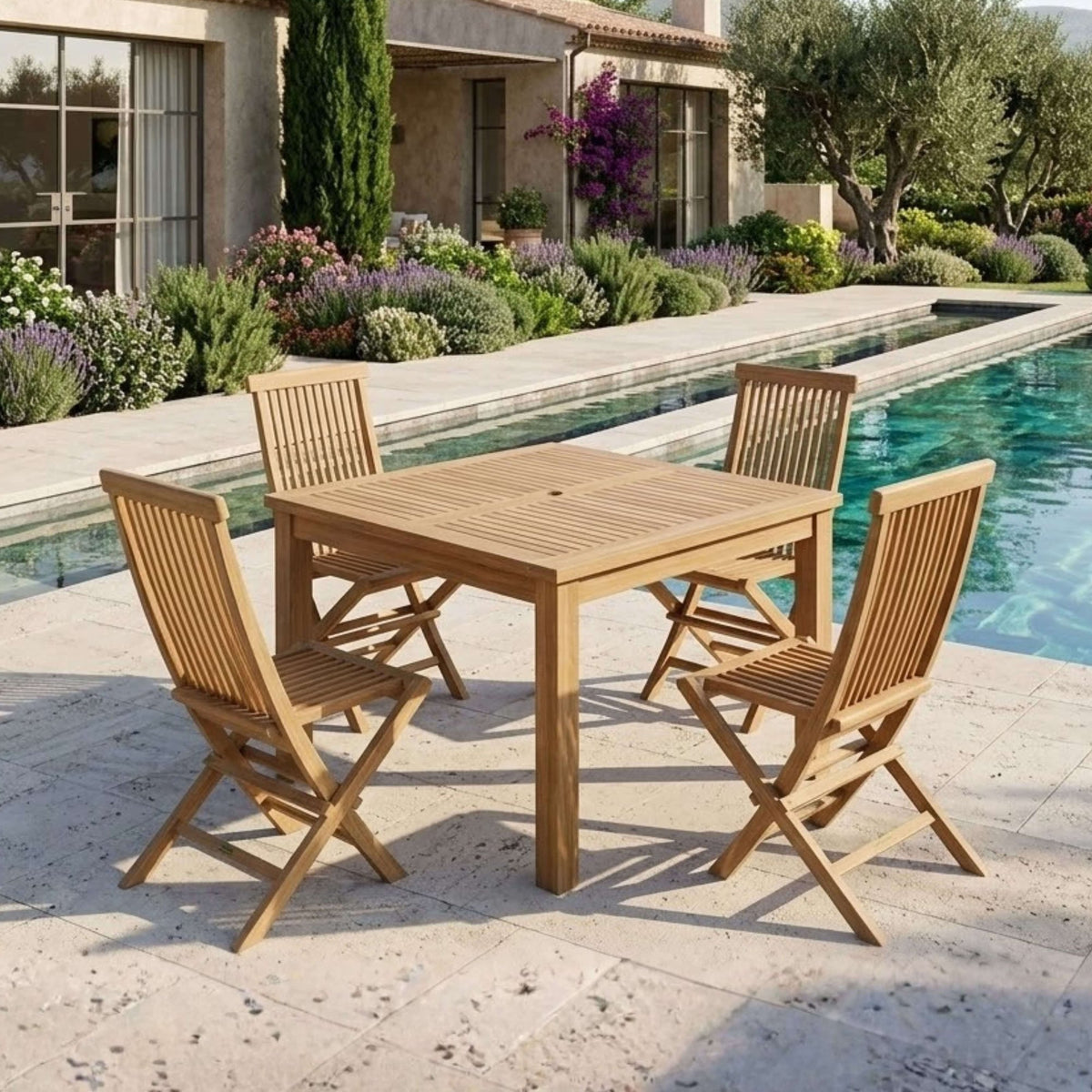 Anderson Teak Windsor Classic 5-Piece Dining Set – view 2