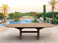Anderson Teak Sahara 9-Piece Dining Set w/ Stacking Armchair (SET-75) – view 2