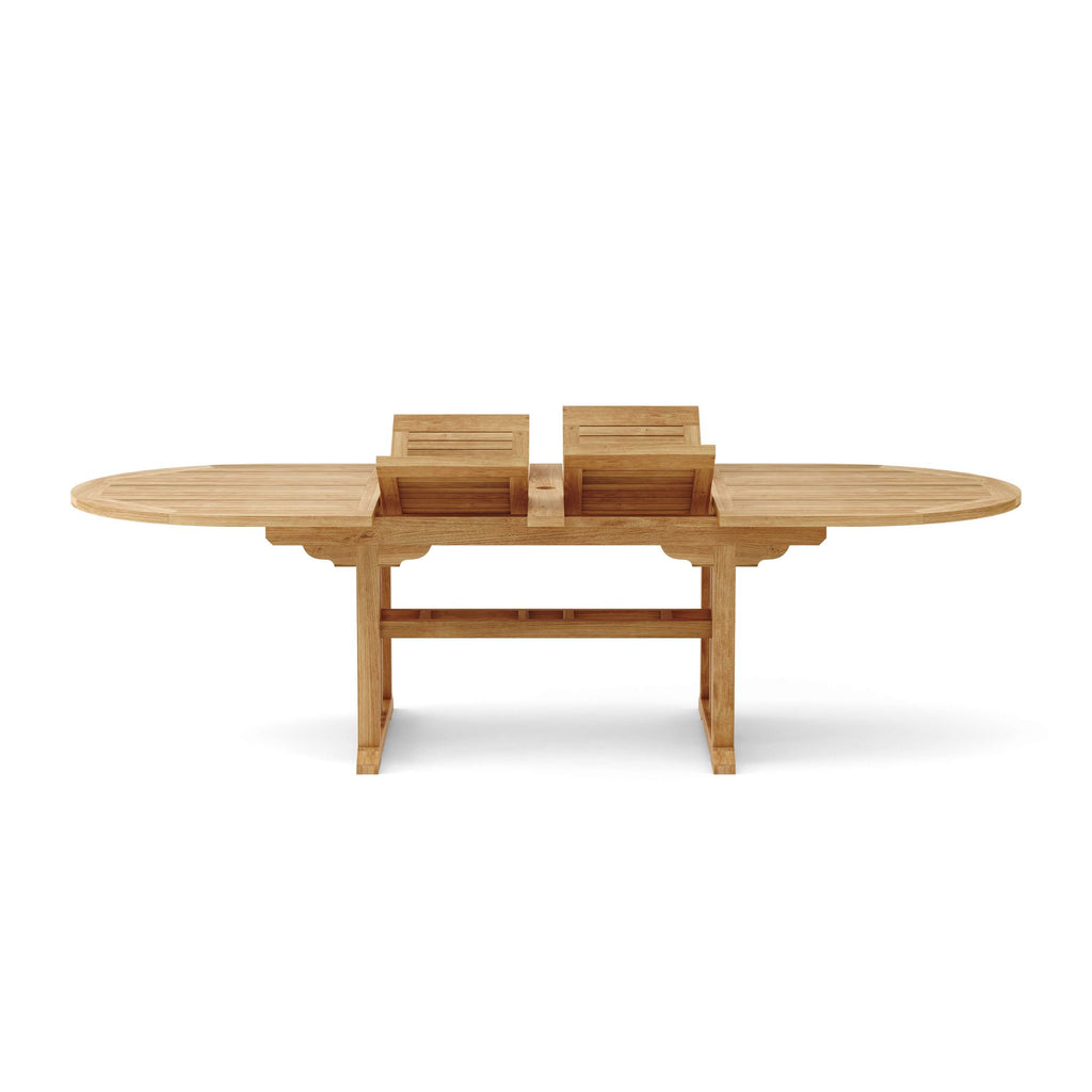 Anderson Teak Sahara 9-Piece Dining Set w/ Stacking Armchair (SET-75) – view 8