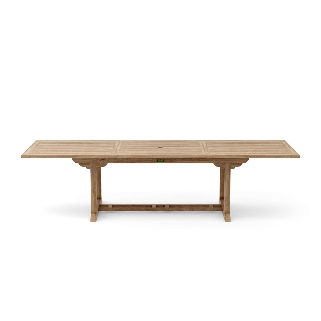 Anderson Teak Bahama Stackable Sahara 9-Piece Rectangular Dining Set (SET-77) – view 4