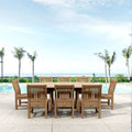 Anderson Teak Bahama Sahara 9-Piece 87" Oval Dining Set