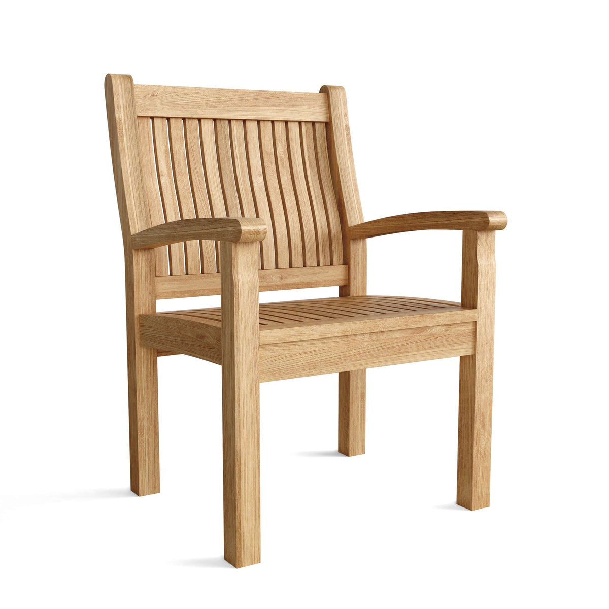 Anderson Teak Bahama Sahara Armchair 7-Piece 87" Oval Dining Set – view 10