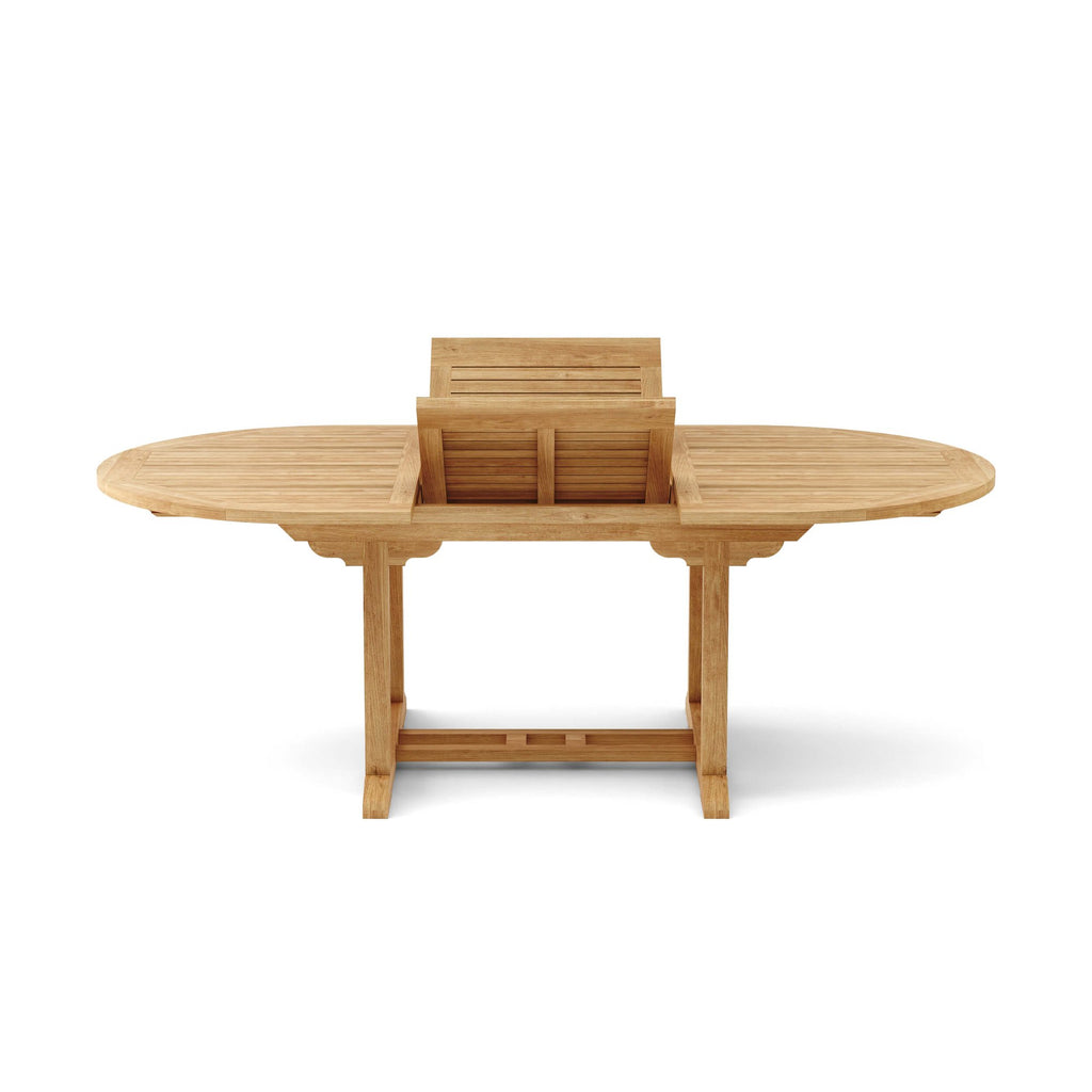 Anderson Teak Bahama Sahara Armchair 7-Piece 87" Oval Dining Set – view 8