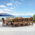 Anderson Teak Bahama Sahara 11-Piece 8' Rectangular Dining Set