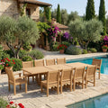 Anderson Teak Bahama Sahara 11-Piece 10' Rectangular Dining Set