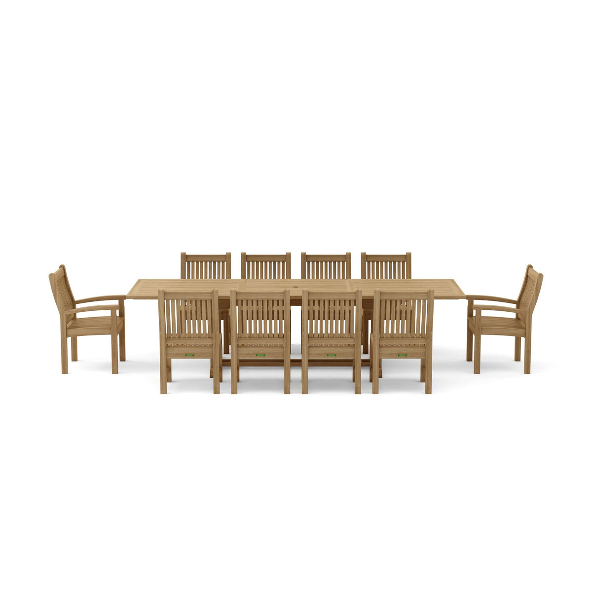 Anderson Teak Bahama Sahara 11-Piece 10' Rectangular Dining Set – view 7