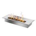 The Bio Flame Silver 13" Burner (Stainless Steel)