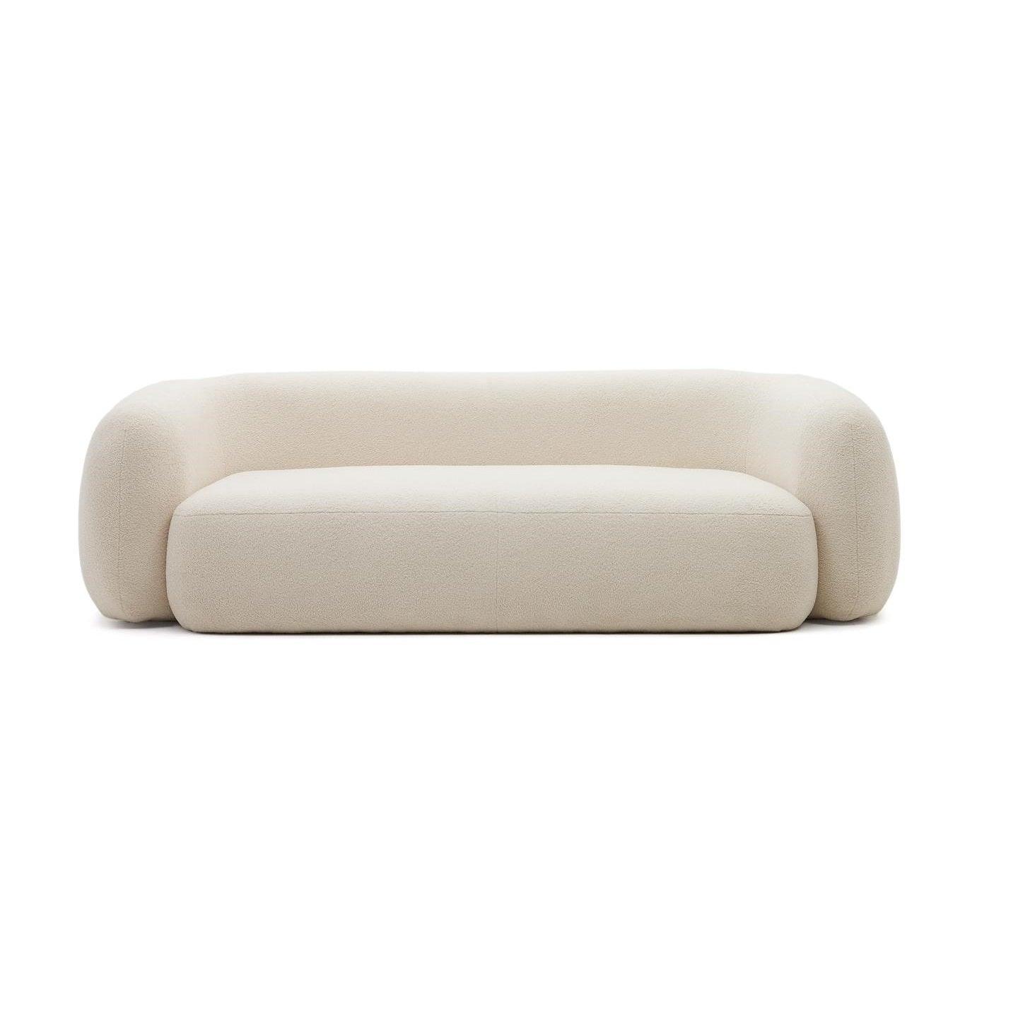 3-seater sofa martin lamb écru — Kave Home
