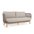 Catalina beige 3-person sofa with solid wood finish — Kave Home