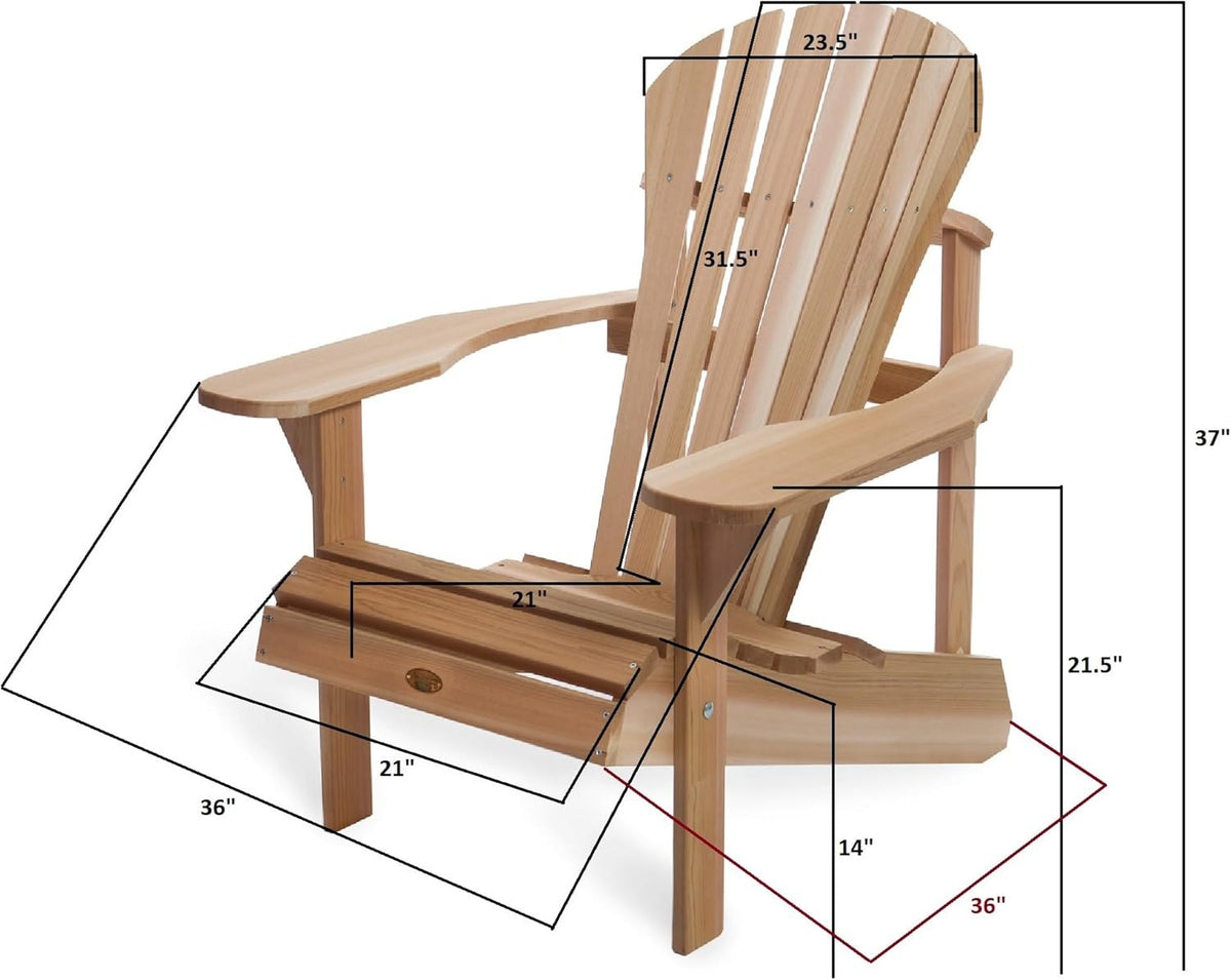 All Things Cedar 3-Piece Adirondack Side Table Set – view 5
