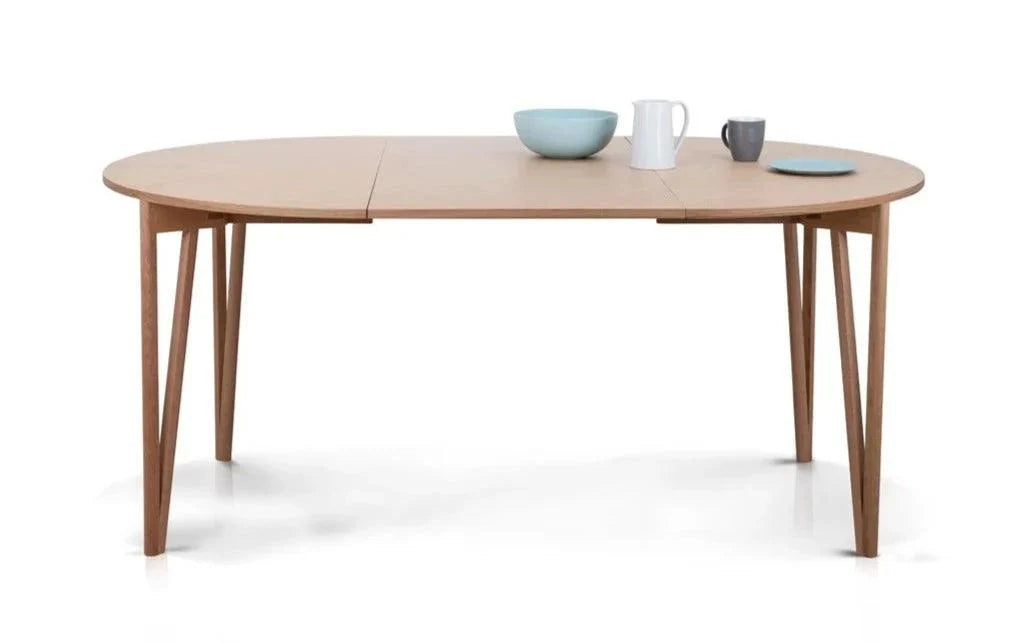 Round table fold -out bistro oak wood — Rosanero