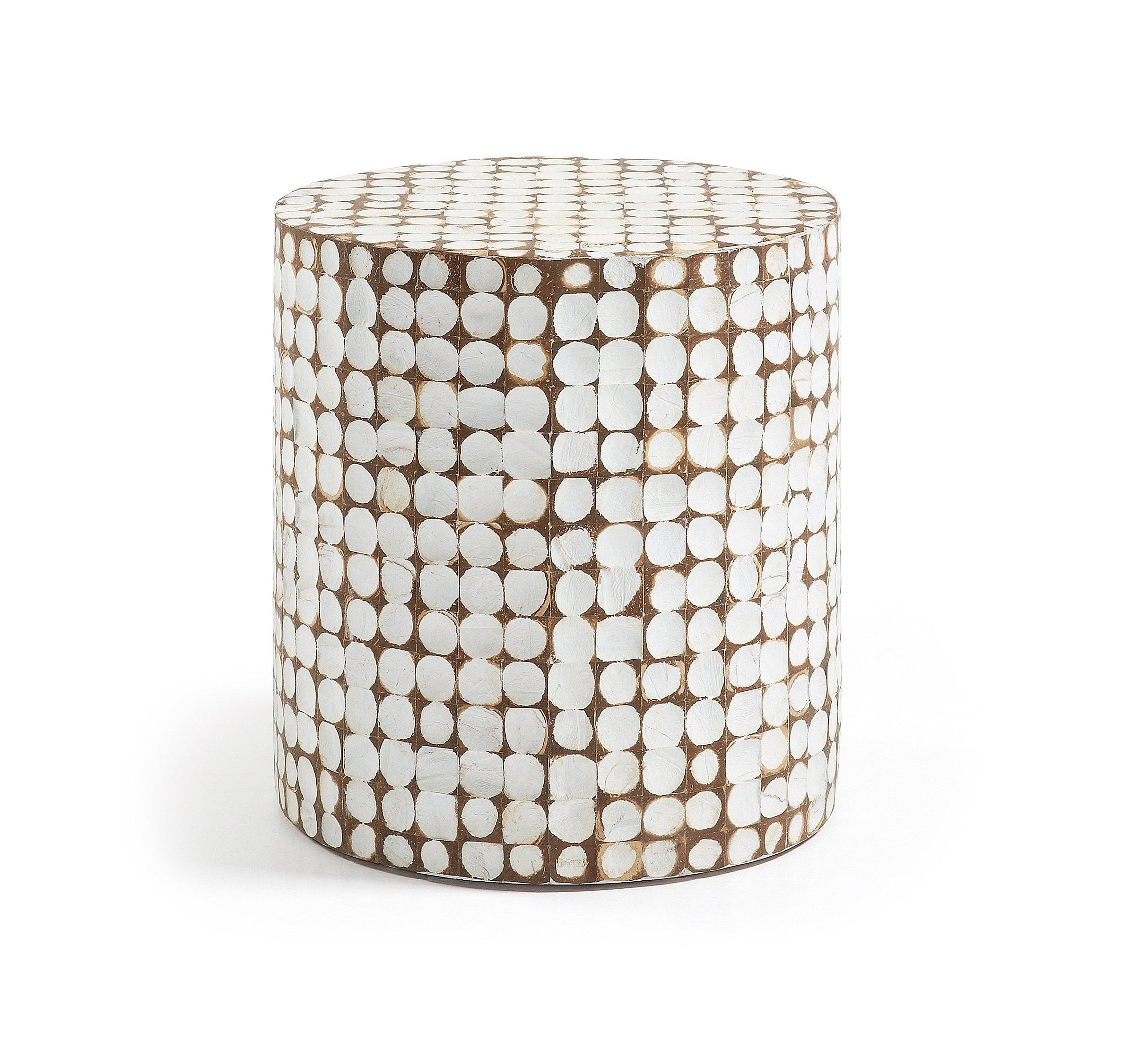 Side table necoco white mango wood — Kave Home