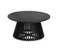 Jeanette coffee table black minddi wood — Kave Home