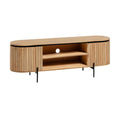 Open cabinet rtv licia wood mango — Kave Home