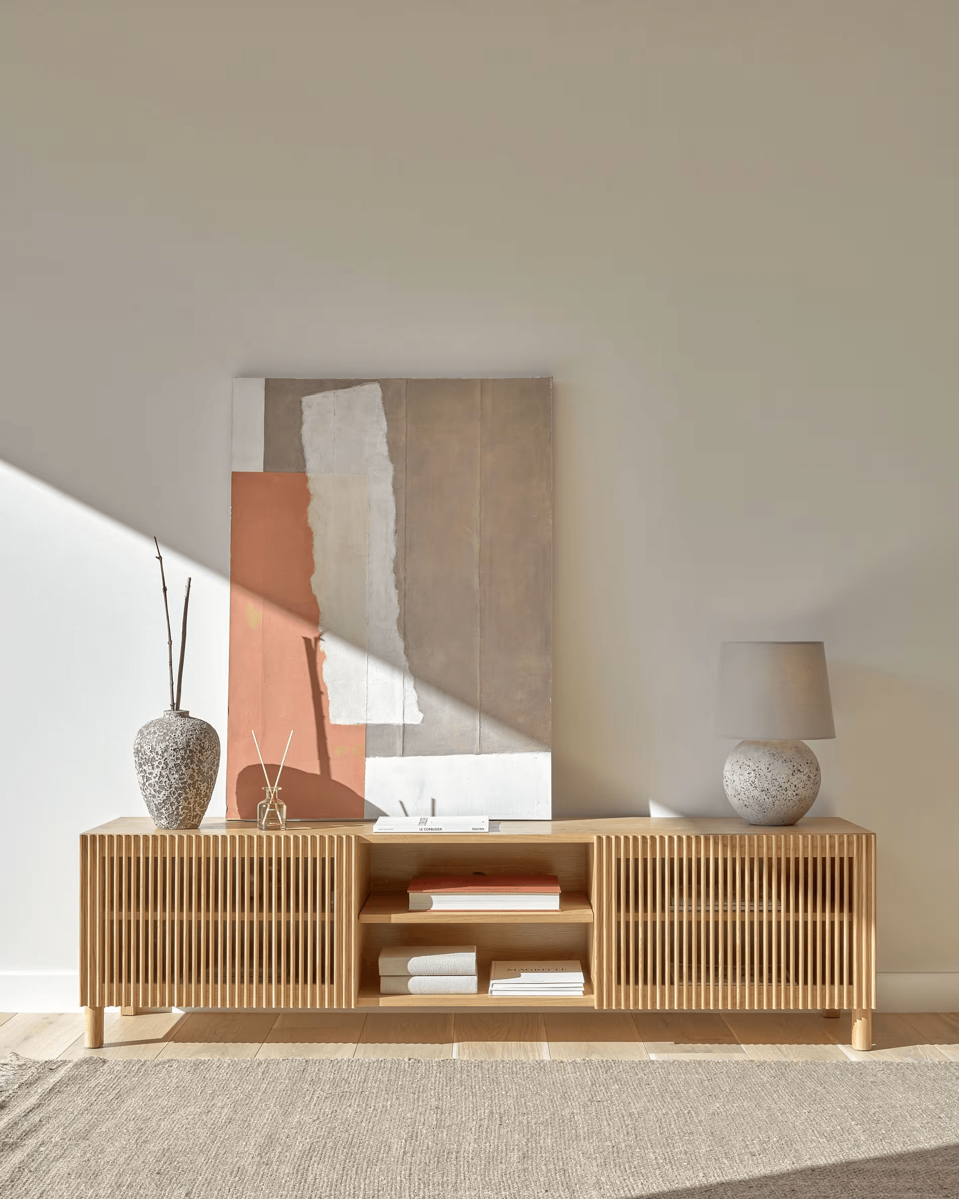 RTV cabinet Beyla oak wood — Kave Home