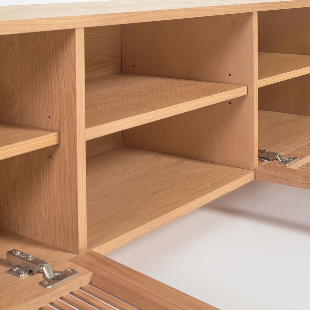 RTV cabinet Beyla oak wood — Kave Home