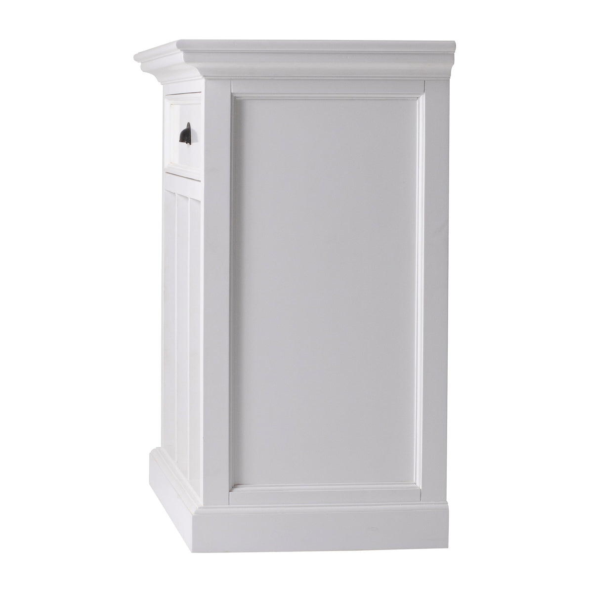 NovaSolo Halifax Bedside Table with Dividers, Classic White – view 2