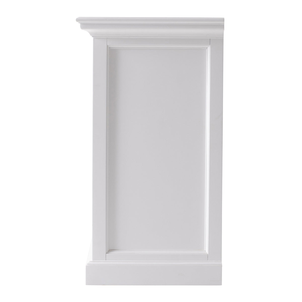 NovaSolo Halifax Bedside Table with Dividers, Classic White – view 3