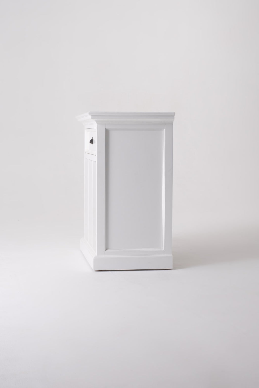NovaSolo Halifax Bedside Table with Dividers, Classic White – view 6