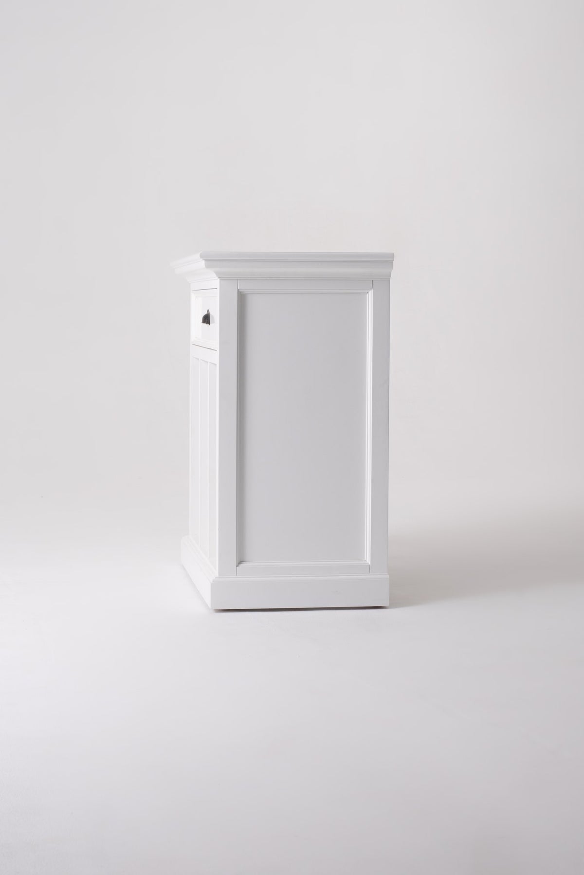 NovaSolo Halifax Bedside Table with Dividers, Classic White – view 6