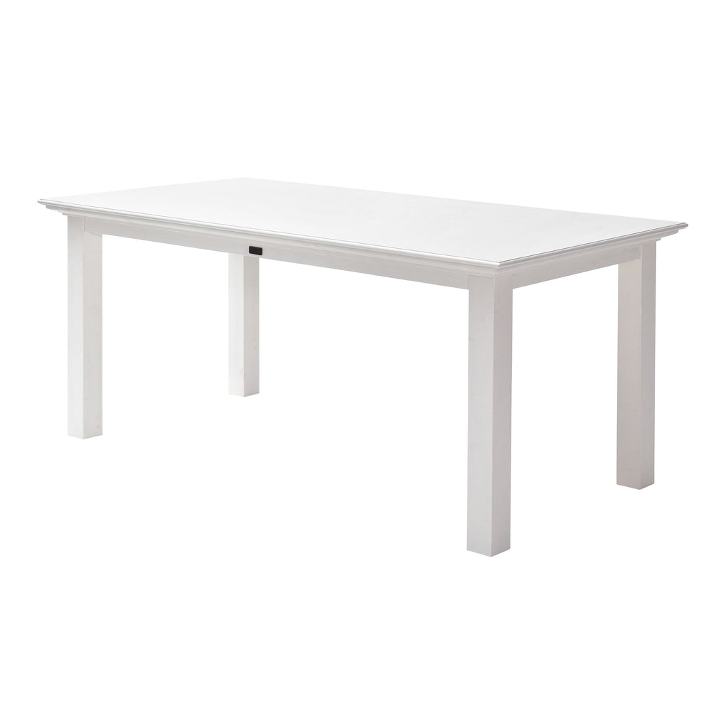 NovaSolo Halifax Dining Table, Classic White – view 4