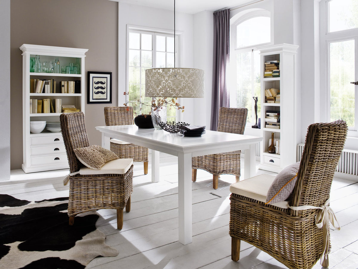 NovaSolo Halifax Dining Table, Classic White – view 7