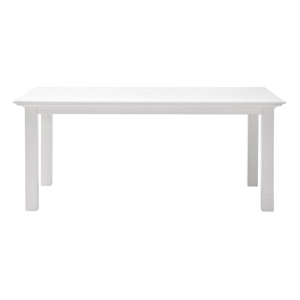 NovaSolo Halifax Dining Table, Classic White