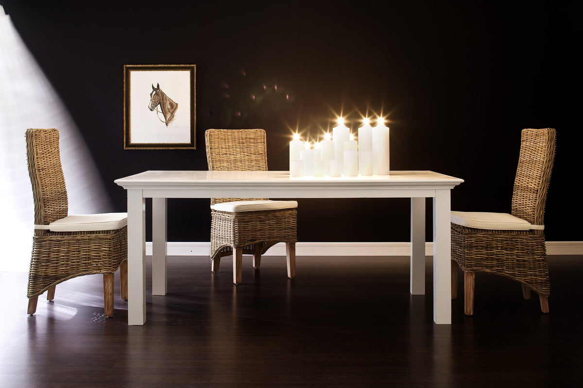 NovaSolo Halifax Dining Table, Classic White – view 6